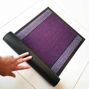 100% PP Material Outdoor Floor Mat Modern Carpet Pile PVC Backing Washable Cushioned Novelty Pattern PET Friendly Non Slip