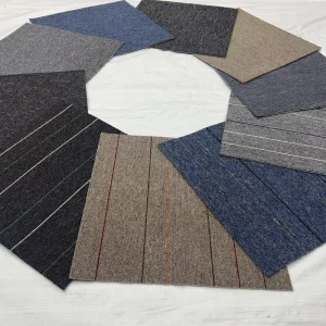 100% PP Squares Carpet Tiles Tufted Commercial Office Carpet Tiles OEM Modern Office Home