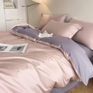 100 Percent Cotton Jacquard Bedding Set Soft Skin Friendly Duvet Cover Pure Cotton Bedding Set