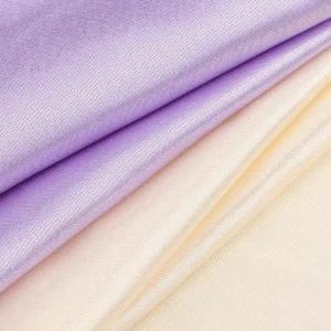 100% Polyester 125GSM Shiny Milan Mess Satin Fabric for Bridal Wedding Dresses