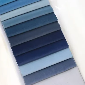 100% Polyester 2307A 140CM 380GSM Upholstery Velvet Fabric Plain Warp Knitted Flame Retardant Waterproof Sofa Fabric