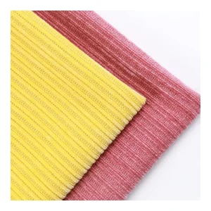 100% Polyester 280GSM Knitted Chenille Fabric Garment Jacquard Arrivals Textile Industry Weft A4 Size Sample Bag