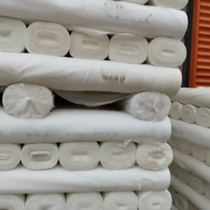 100% Polyester 75D 230T Woven 70GSM Unbleached Tear Resistant Breathable Abrasion Resistant Wrinkle Resistant Fabric