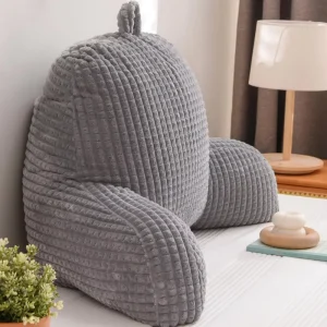 100% Polyester Adult Children Lounging Bedrest Back Support Memory Foam Reading Pillow for Stereoscopic Design