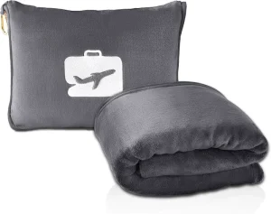 100% Polyester Airline Blanket for Business Class Aircraft Polar Fleece Blanket for Coach Airplane Use