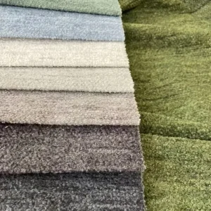 100% Polyester Anti Pill Velvet Jacquard Upholstery Fabric for Sofa Covers Girls Linen Look