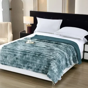 100% Polyester Anti-Pilling Raschel Animal Design Mink Blanket Modern Rectangular Knitted Hand Wash Home Care for Winter