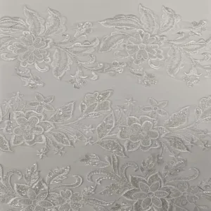 100% Polyester Anti-static Breathable Water Soluble Vintage Lace Trim Chemical Lace Fabric Roll for Garment Skirt Bag