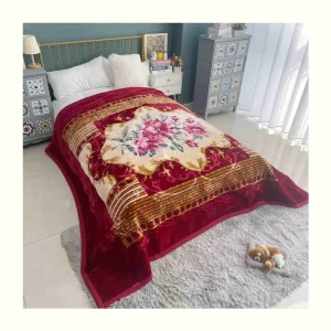 100% Polyester Arab Super Soft Baby Roll Mink Cloudy Kids Throw Quilt Double Thickened Raschel Blanket
