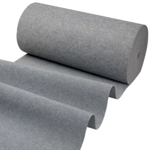 100% Polyester Breathable 300GSM Wedding Exhibition Runners Non-Woven Home Textile Carpet Rolls Needle-Punched Plain