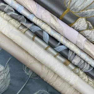 100% Polyester Breathable Wrinkle Resistant Fabric for Girls & Boys Garment Sofa & Bag Use 3D Floral Relief Sculpture