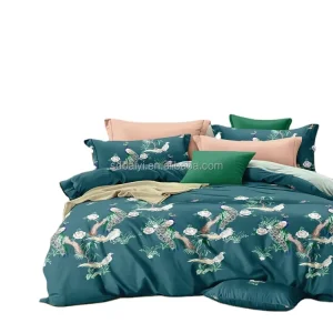 100% Polyester Brushed Direct Buy Printed Disperse Print Custom Bedsheet Set Fabrics for Home Textile
