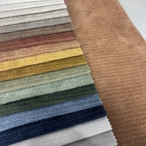 100% Polyester Chenille Curtain Fabric and Heavyweight Upholstery Material for Home Decor