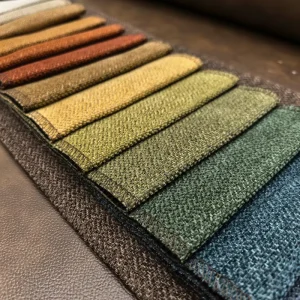 100% Polyester Chenille Upholstery Fabric 270GSM Nonwoven Backing 142CM for Sofa Mattress Home Textile