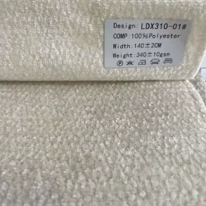 100% Polyester Chenille Velvet Fleece Fabric Flame Retardant Sofa Upholstery for Car & Home Decor