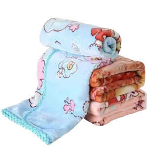100% Polyester Comfortable Super Soft Raschel Blanket