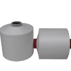 100% Polyester Cotton Touch Yarn 32S 40S Soft Filament Yarn for Apparel Woven Fabric