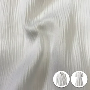 100% Polyester Crepe Fabric Tear-Resistant Shrink-Resistant for Dress Shirt Clothing Home Textile Wedding Boys Girls
