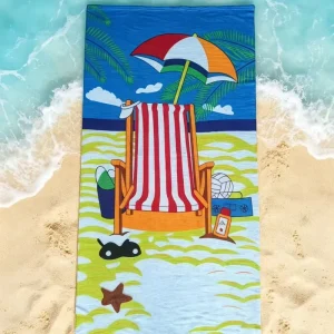 100% Polyester Customization Eco-Friendly Sand Free Ultra Soft Quick Dry Lightweight Beach Towel for Summer Use