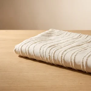 100% Polyester Cut Jacquard Fabric Embroidered Medium Weight Breathable Anti-static for Home Textile Girls