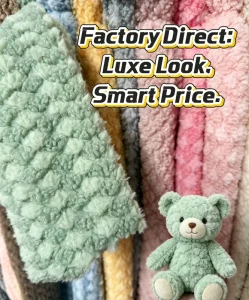 100% Polyester Double Faced Fleece Fabric Eco Friendly 500GSM Multi Colors Factory Girls Clothing Curtain High Quality