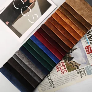 100% Polyester Dutch Velvet Knitted Fabric Breathable Printed Shrink Resistant Tear Resistant Medium Weight