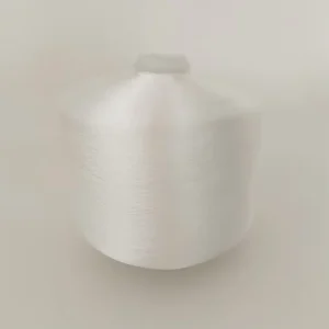 100% Polyester Embroidery Thread 108D/2 Plastic Tube Raw White for Knitting and Weaving