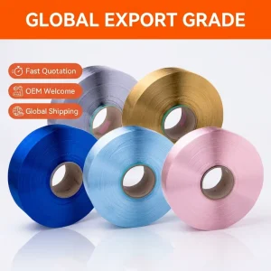 100% Polyester FDY Yarn 75D 36F 150D 48F 300D 96F High Tenacity Bright and Semi Dull for Weaving Sewing & Embroidery