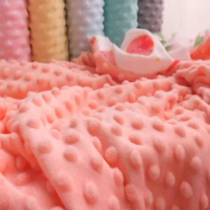 100% Polyester Fabric Super Soft Material Suitable for Baby Pillows and Blanket Sets