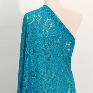 100% Polyester Fashion Multi Colors Floral Soft Water Soluble Lace Wedding African Lace Fabric