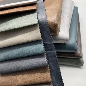 100% Polyester Faux Leather Look Pet Friendly Waterproof Artificial Leather for Modern Furniture