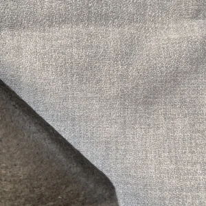 100% Polyester Faux Linen Microfiber Home Textile Upholstery Fabric Warp Roll Plain Style Blackout Feature Woven PU Coated