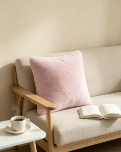 100% Polyester Faux Mink Fur Fabric Soft Plush Curtain and Garment Material Long High Solid Pile for Girls