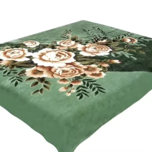 100% Polyester Fiber Raschel Blanket with Active Printing and Dyeing Excellent for Keeping Warm