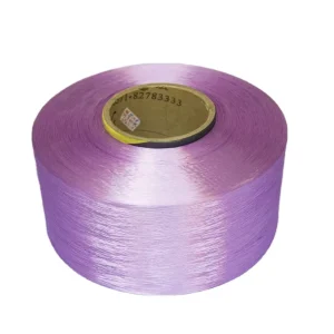 100% Polyester HUILONG FDY Yarn Dyed Eco Friendly ISO9001 Certified Textile Weaving No Twist Recycled