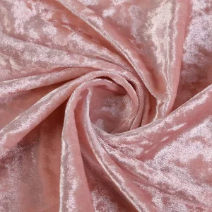 100% Polyester Heavyweight Knitted Red Velvet Fabric for Home Decor Curtains Tablecloths
