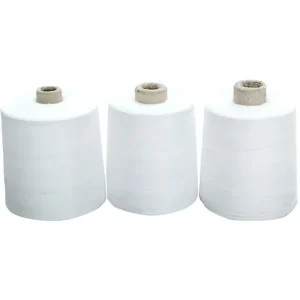 100% Polyester High Tenacity Raw Ring Spun Yarn 7 21S for Bedding Textile Soft Handful Uniform Appearance