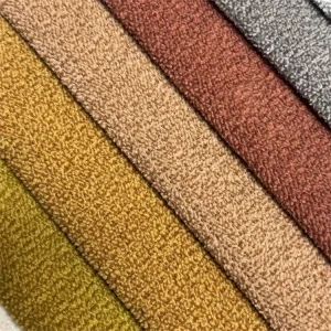 100% Polyester Home Textile Woven Printing Sofa Fabric Eco Friendly and Breathable Dyed Linen Upholstery Materials