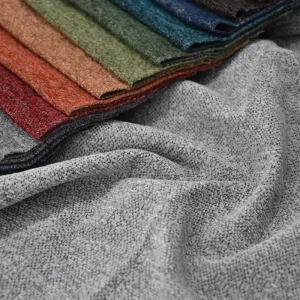 100% Polyester Imitation Chenille Fabric Custom Home Textile Waterproof Abrasion Resistant Sofa Upholstery Medium