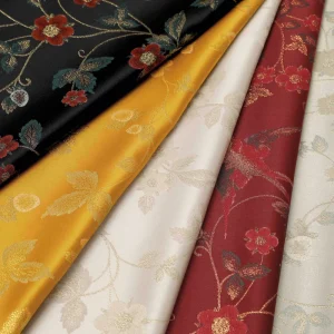 100% Polyester Jacquard Fabric 150D Eco Friendly Breathable Chinese Premium for Girls Boys Clothing Luggage Home Yarn Dyed