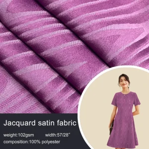 100% Polyester Jacquard Fabric Soft Wood Grain Fabric for Dress Abaya and Blouses