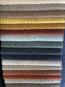 100% Polyester Knitted Jacquard Velour Fabric for Sofa Heavyweight