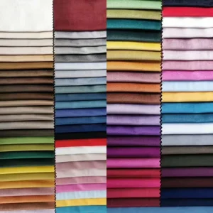 100% Polyester Knitted Lightweight Velvet Fabric Soft Eco Friendly