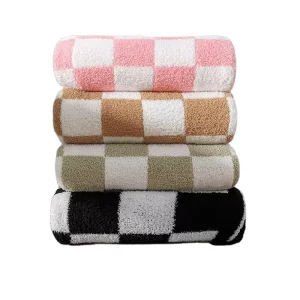 100% Polyester Knitted Throw Blanket Super Soft Cozy Throw Blankets for Winter
