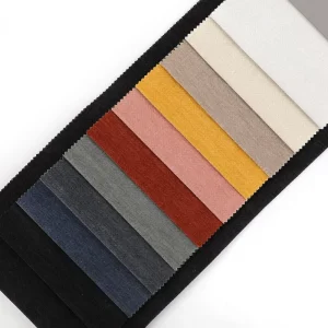 100% Polyester Knitted Upholstery Fabric Factory Dyed Plain Velvet Sofa Fabric for Furniture & Vehicle Seats