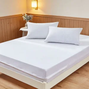 100% Polyester Knitting Bed Bug Mattress Encasement Zippered Deep Pocket Waterproof Mattress Protector