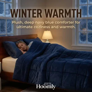 100% Polyester Large Thick Comforter Set Soft Comfortable Anti static Suitable for Winter Home Bedrooms and Travel Use