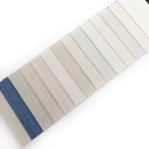 100% Polyester Microfiber Blackout Curtain Fabric Solids Plain Style Woven PE Coated Flame Retardant 270GSM Medium Weight