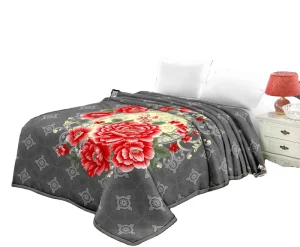 100% Polyester Mink Fleece Raschel Knitted Blanket Custom Geometric Floral Dot Cartoon Pattern Four Seasons Use