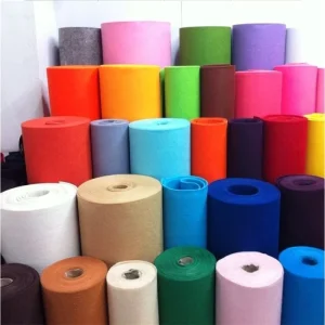 100% Polyester Nonwoven Felt Fabric Roll Sheet Hard Soft Needle-Punch Waterproof & Anti-Static